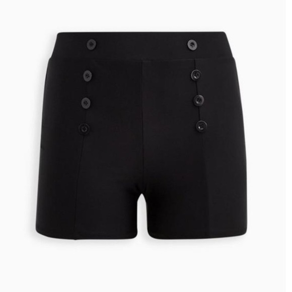 TORRID NWT Retro Ultra High Rise 3.5 Inch Swim Short - Picture 3 of 4